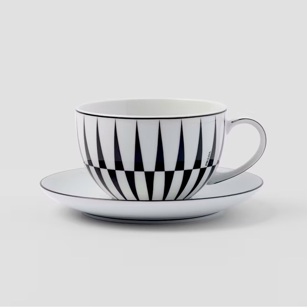 PRADA porcelain tea cup set